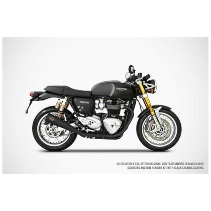 Silencieux Zard Double coniques version - embout inox titane