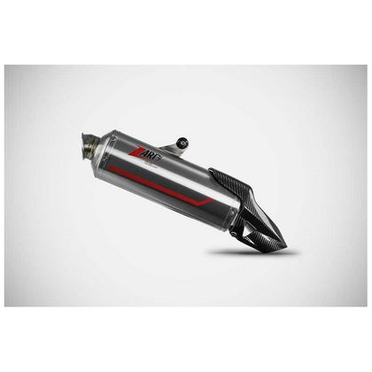 Silencieux Zard INOX HOMOLOGUE - embout inox Ref : ZAD00115A / ZAP003S10SSR-STD APRILIA 660 TUAREG 660 - 2022 - 2023
