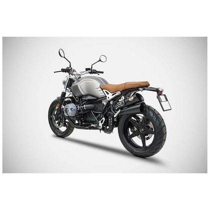 Silencieux Zard hardy inox - embout inox noir