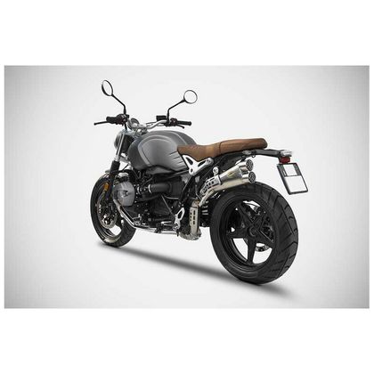 Silencieux Zard HIGH LIMITED INOX - embout inox noir