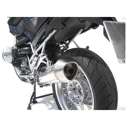 Silencieux Zard inox satine - embout inox noir