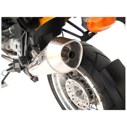 Silencieux Zard inox satine - embout carbone noir