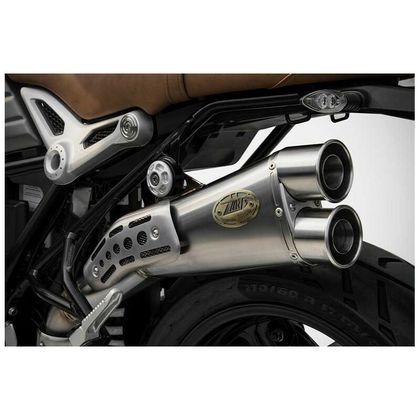 Silencieux Zard inox - embout inox Ref : ZAD00222A / ZBW543S10SSO-STD BMW 1200 R NINE-T SCRAMBLER ABS (0J31) - 2017 - 2020