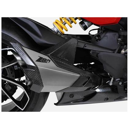 Silencieux Zard MAKO INOX PARE CHALEUR CARBONE - embout carbone