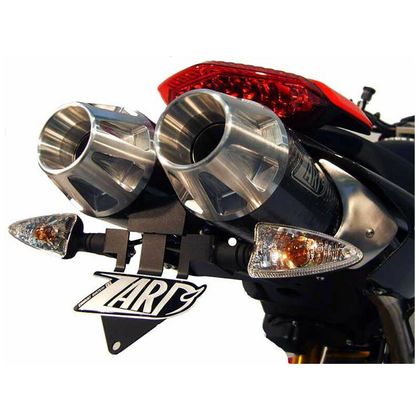 Silencieux Zard 2 sorties 102 db inox - carbone - embout aluminium