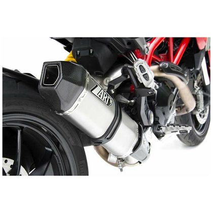 Silencieux Zard inox new Penta - embout carbone titane noir