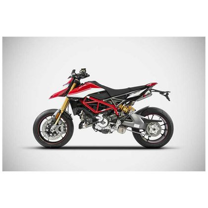 Silencieux Zard TOP GUN RACING INOX - embout carbone