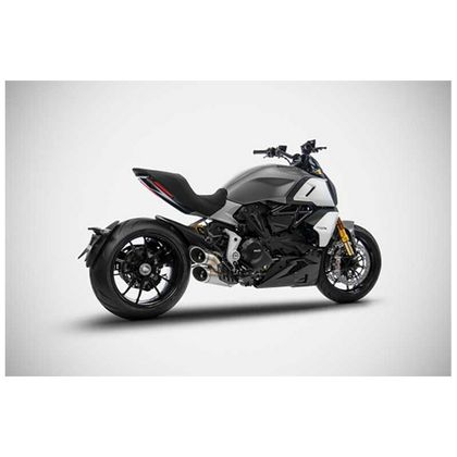 Silencieux Zard Kit raccord inox - embout inox noir