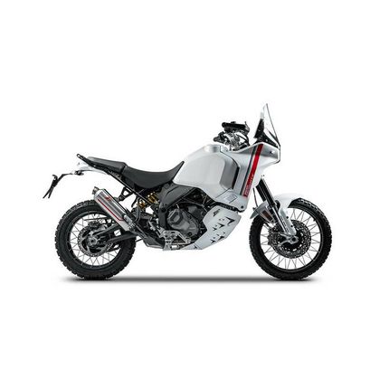 Silencieux Zard SABBIA - embout inox Ref : ZAD00302A / ZDU132S10SSO-STD DUCATI 937 DESERT X - 2022 - 2023