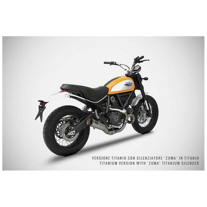 Collecteur Zard 2 en 2 inox noir racing