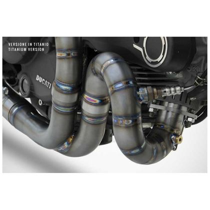 Collecteur Zard 2 en 2 inox soudures apparentes racing