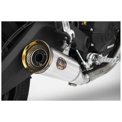 Silencieux Zard Zuma - embout noir inox Ref : ZAD00351A / ZDU788S10SNO-B 