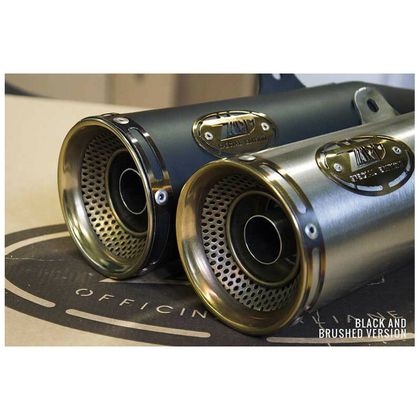 Silencieux Zard bas inox Zuma - embout bronze