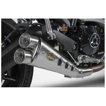 Silencieux Zard INOX - embout inox noir