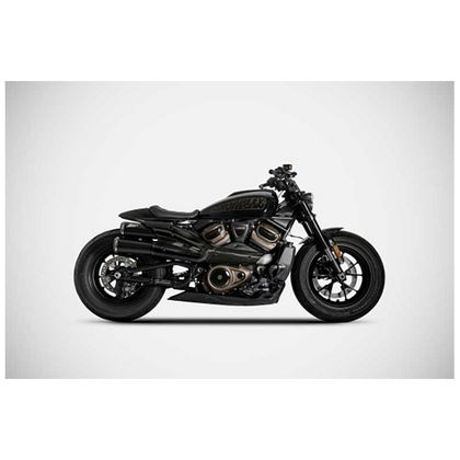 Silencieux Zard TOP GUN - embout bronze inox noir