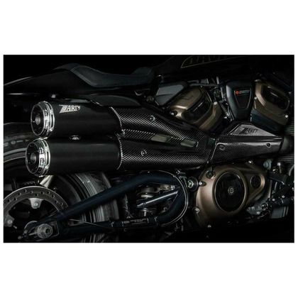 Silencieux Zard TOP GUN - embout bronze inox noir