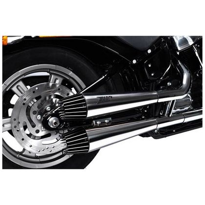 Silencieux Zard embout aluminium inox noir Ref : ZAD00423A / ZHD008S10SAR-B 