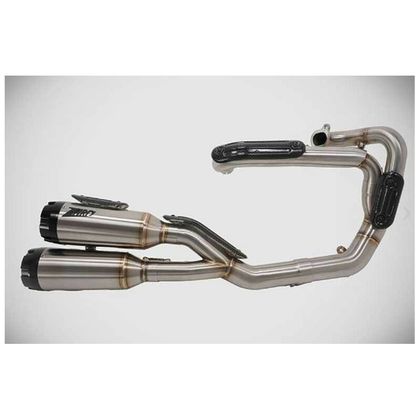 Ligne Complète Zard INOX - embout aluminium noir Ref : ZAD00460A / ZHD024S00SAR-B HARLEY DAVIDSON 975 NIGHTSTER 975 - 2022 - 2025