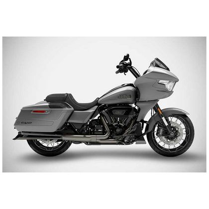 Silencieux Zard INOX MAVERICK - embout aluminium noir Ref : ZAD00464A / ZHD028S10SAR-B 