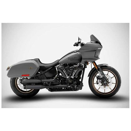 Silencieux Zard DOUBLE - embout aluminium inox noir