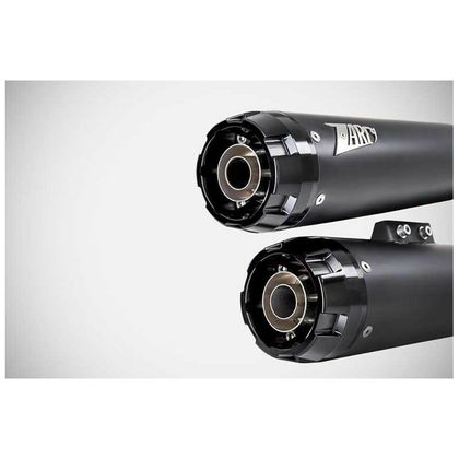 Silencieux Zard DOUBLE - embout aluminium inox noir