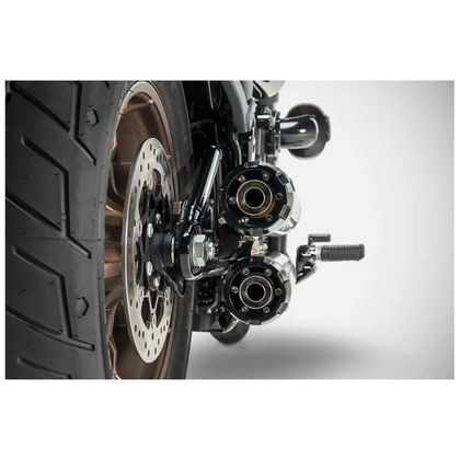 Silencieux Zard DOUBLE - embout aluminium inox