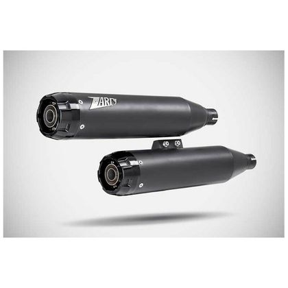 Silencieux Zard DOUBLE - embout aluminium inox