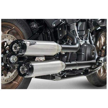 Silencieux Zard INOX - embout aluminium noir