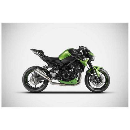 Ligne Complète Zard inox 4 en 1 - embout carbone titane version A2 Ref : ZAD00532A / ZKW001S00TCO-A2 