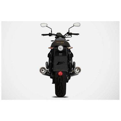 Silencieux Zard DOUBLE INOX NOIR - embout inox