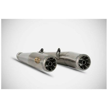 Silencieux Zard DOUBLE INOX NOIR - embout inox