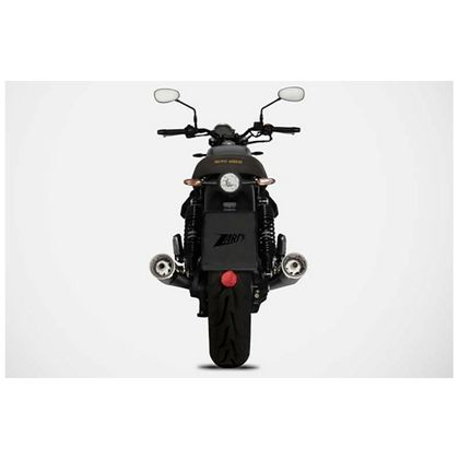 Silencieux Zard DOUBLE INOX NOIR - embout inox poli