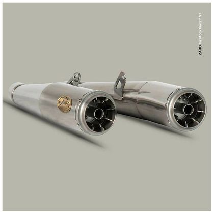 Silencieux Zard DOUBLE INOX NOIR - embout inox