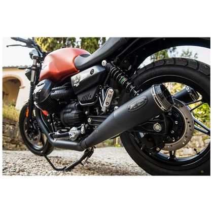 Silencieux Zard DOUBLE LIMITED EDITION INOX EMBOUT CARBONE - embout carbone noir