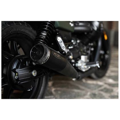 Silencieux Zard DOUBLE LIMITED EDITION INOX EMBOUT CARBONE - embout carbone noir