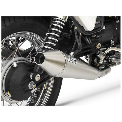 Silencieux Zard inox - embout inox noir Ref : ZAD00595A / ZMG076S10SSR-B 