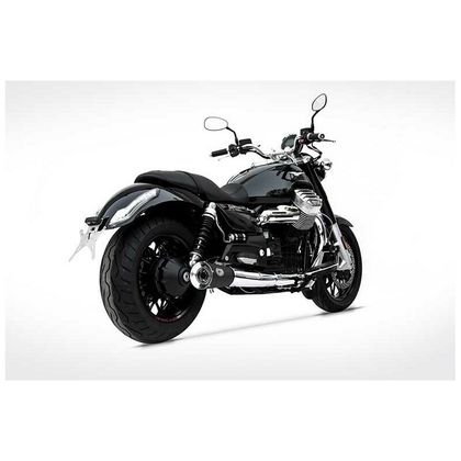 Silencieux Zard inox - embout inox noir Ref : ZAD00600A / ZMG078S10SSR-B 