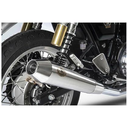 Tlumič Zard DOUBLE INOX POLI - embout inox noir