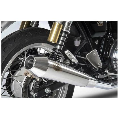Tlumič Zard DOUBLE INOX POLI - embout inox noir