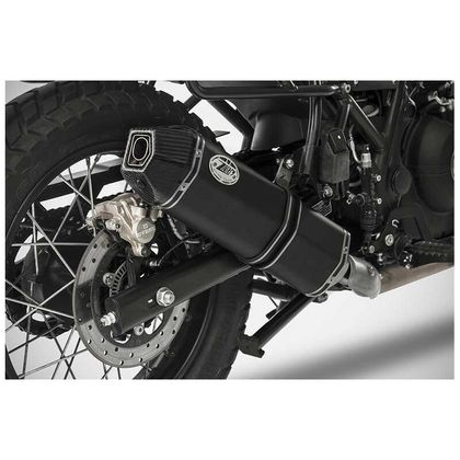 Silencieux Zard BAS INOX NOIR EMBOUT CARBONE - embout carbone aluminium