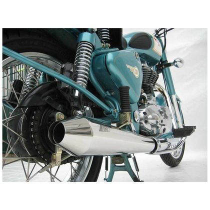 Silencieux Zard inox - embout inox noir