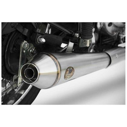 Silencieux Zard inox - embout inox noir