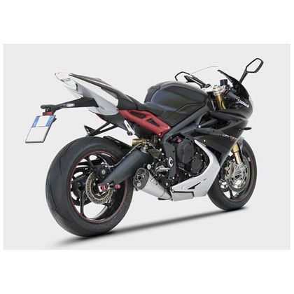 Silencieux Zard inox - embout inox noir