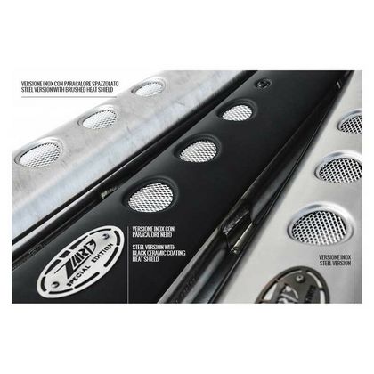 Ligne Complète Zard CONIQUE HAUTE - embout inox pare chaleur noir