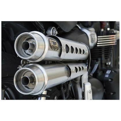 Silencieux Zard Double bas inox - embout inox