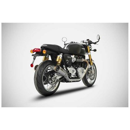 Silencieux Zard Double coniques - embout inox noir