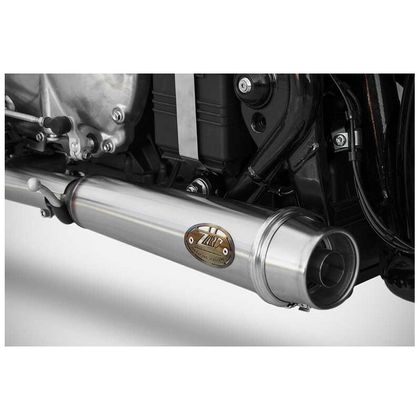 Silencieux Zard Double bas inox - embout inox noir