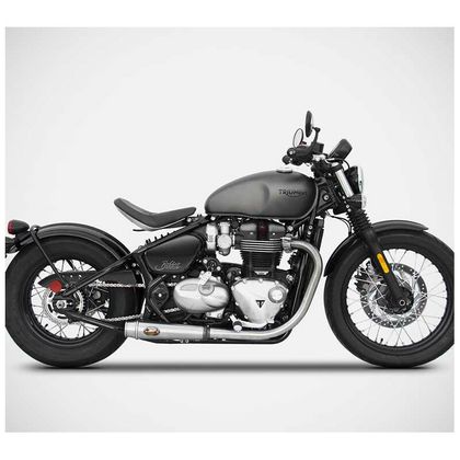 Silencieux Zard Double bas inox - embout inox Ref : ZAD00790A / ZTP069S10SSR-STD 