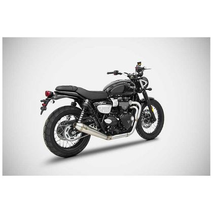 Ligne Complète Zard conic basse inox - embout inox noir