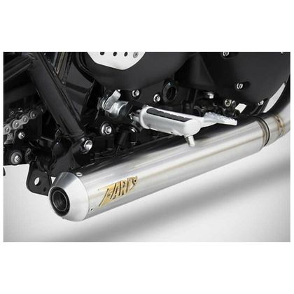 Ligne Complète Zard 2 en 1 cross inox - embout inox noir